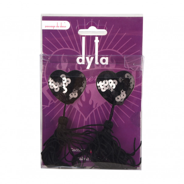Dyta nippies coeur à sequins