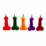 Penis Candles : 5 mini bougies zizi #3