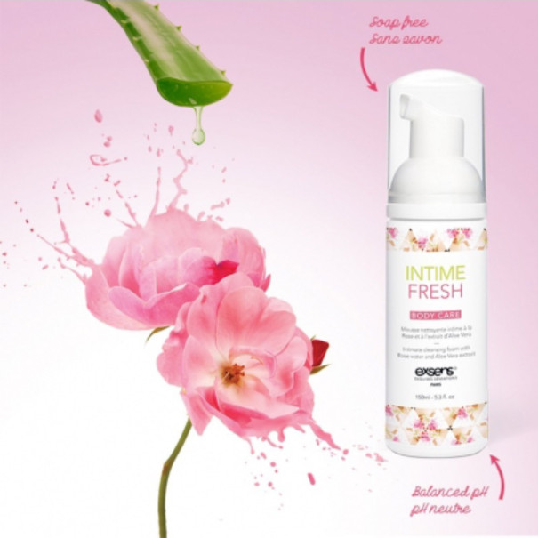 Mousse nettoyante Bio rose & Aloe vera #1