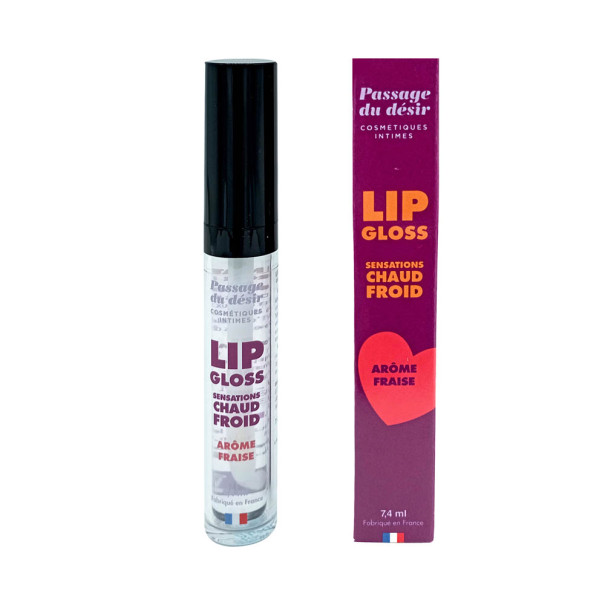 Gloss à lèvres effet chaud froid