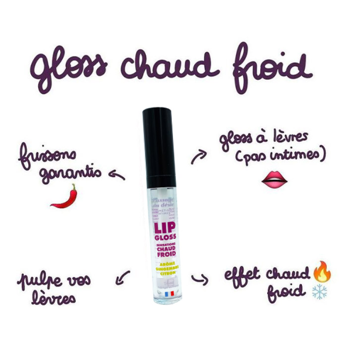 Gloss à lèvres effet chaud froid #1